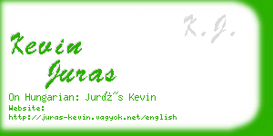 kevin juras business card